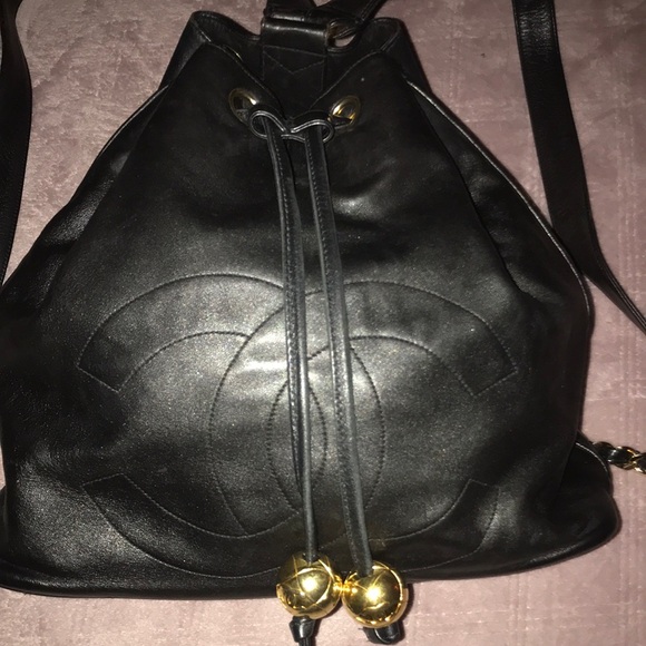 Vintage Chanel Black Caviar Bucket Shoulder Bag. SERIOUS INQUIRIES ONLY PLEASE🖤 - Picture 1 of 16